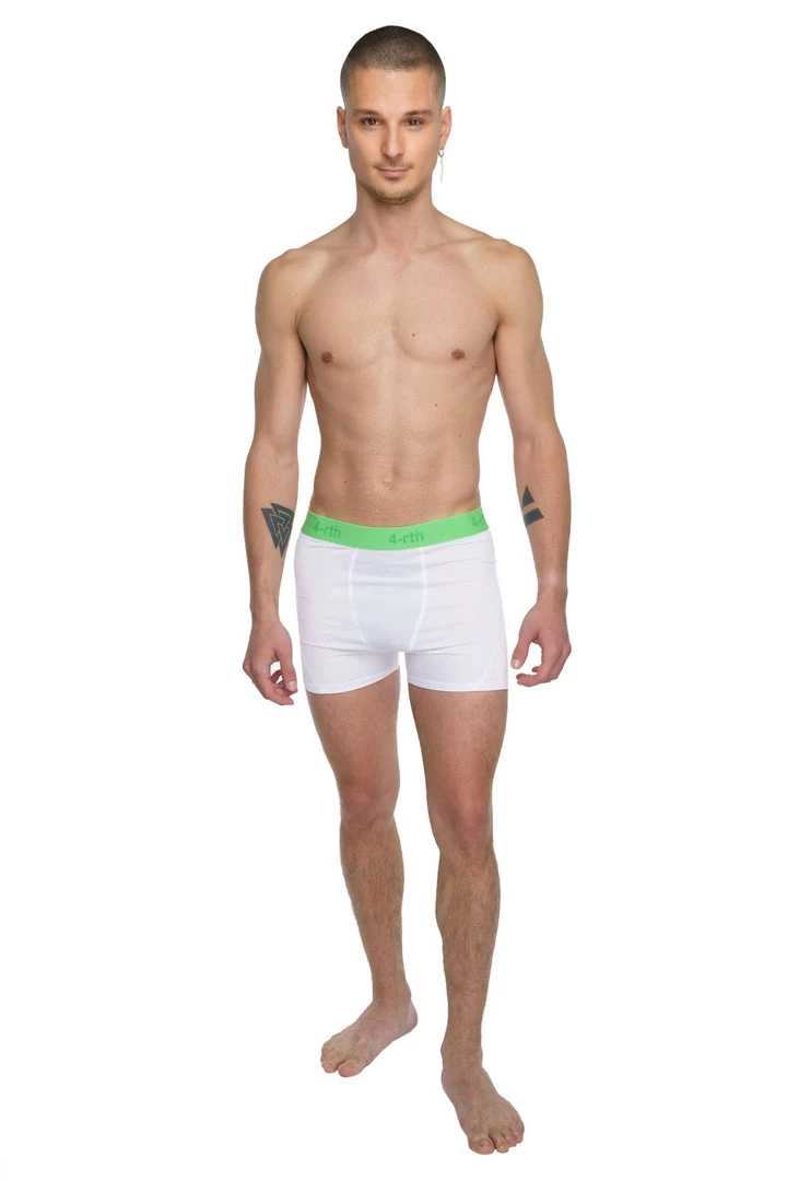 4-rth Performance Yoga Leggings - Short (Arctic White) MEN