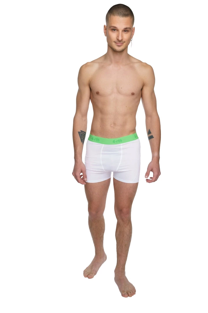 4-rth Performance Yoga Leggings - Short (Arctic White) MEN