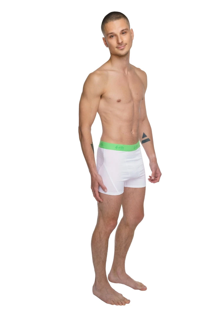 4-rth Performance Yoga Leggings - Short (Arctic White) MEN