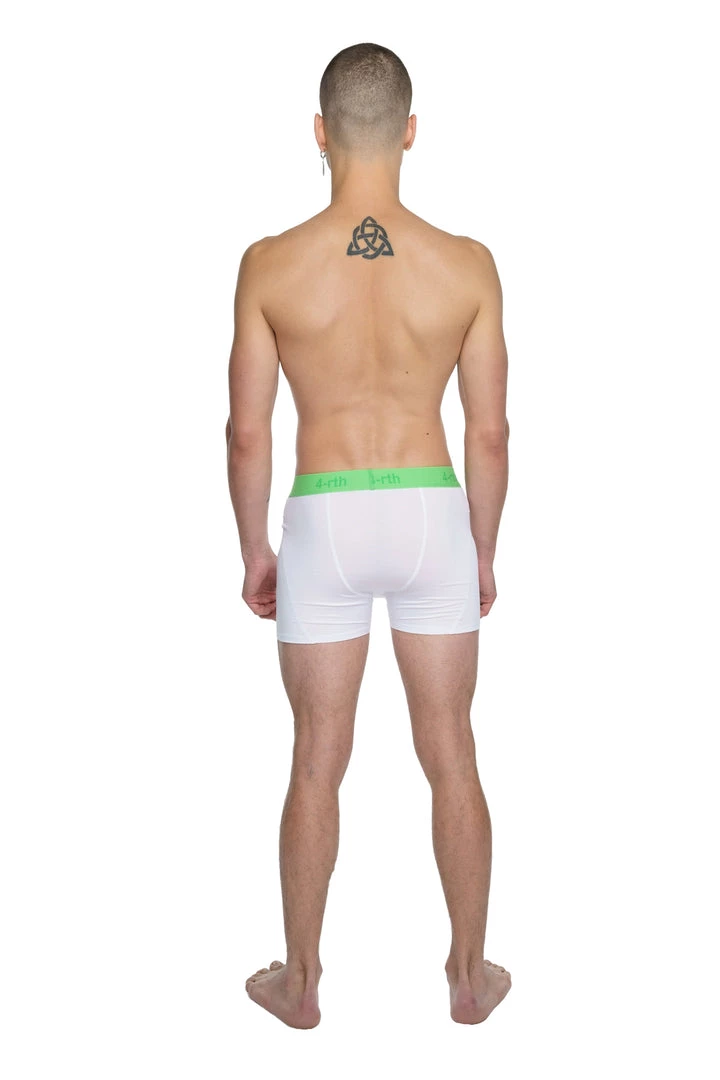 4-rth Performance Yoga Leggings - Short (Arctic White) MEN