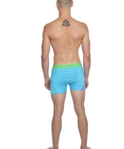 4-rth Performance Yoga Leggings - Short (Coral Heather) MEN