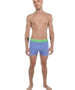 4-rth MEN Performance Yoga Leggings - Short (Lavender Heather)