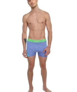 4-rth MEN Performance Yoga Leggings - Short (Lavender Heather)