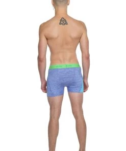 4-rth MEN Performance Yoga Leggings - Short (Lavender Heather)