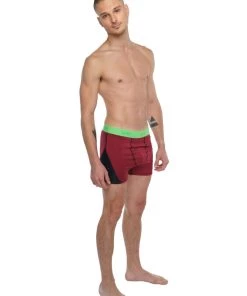 4-rth Performance Yoga Leggings - Short (Brick Red Heather)