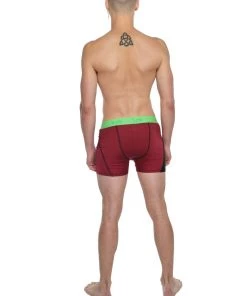 4-rth Performance Yoga Leggings - Short (Brick Red Heather)