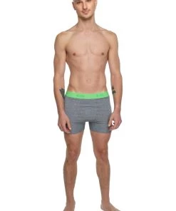 4-rth MEN Performance Yoga Leggings - Short (Steel Heather)