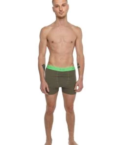 4-rth Performance Yoga Leggings - Short (Olive Green)