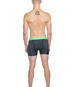 4-rth MEN Performance Yoga Leggings - Short (Charcoal Heather)