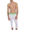 4-rth Performance Yoga Leggings - 3/4 (Arctic White) MEN