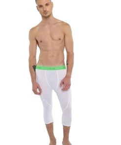 4-rth Performance Yoga Leggings - 3/4 (Arctic White) MEN