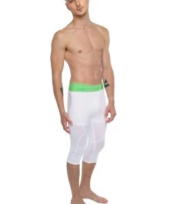 4-rth Performance Yoga Leggings - 3/4 (Arctic White) MEN