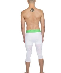 4-rth Performance Yoga Leggings - 3/4 (Arctic White) MEN