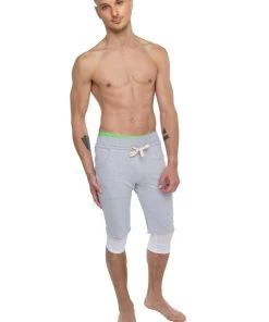4-rth Performance Yoga Leggings - 3/4 (Arctic White) MEN