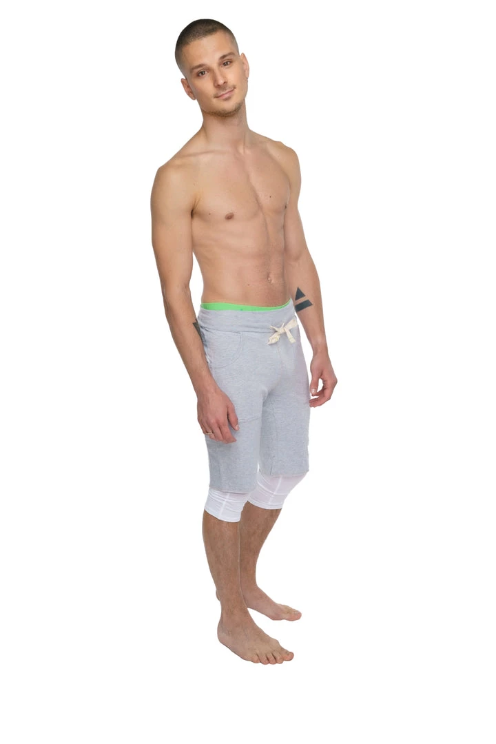 4-rth Performance Yoga Leggings - 3/4 (Arctic White) MEN