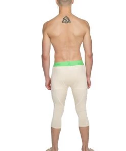 4-rth Performance Yoga Leggings - 3/4 (Sand Beige) MEN