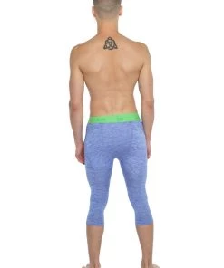 4-rth Performance Yoga Leggings - 3/4 (Lavender Heather)