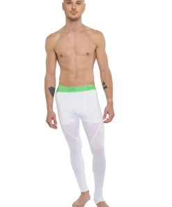 4-rth MEN Performance Yoga Leggings - Long (Arctic White)