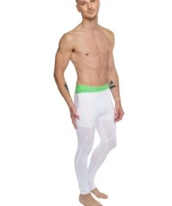 4-rth MEN Performance Yoga Leggings - Long (Arctic White)