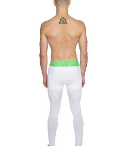 4-rth MEN Performance Yoga Leggings - Long (Arctic White)
