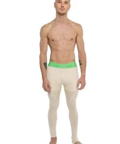 4-rth Performance Yoga Leggings - Long (Sand Beige) MEN