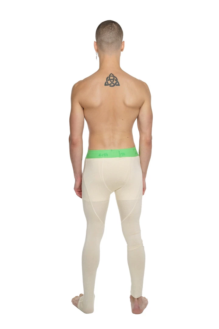 4-rth Performance Yoga Leggings - Long (Sand Beige) MEN