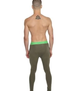 4-rth Performance Yoga Leggings - Long (Olive Green)