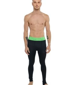 4-rth Performance Yoga Leggings - Long (Carbon Black) MEN
