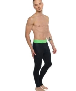 4-rth Performance Yoga Leggings - Long (Carbon Black) MEN