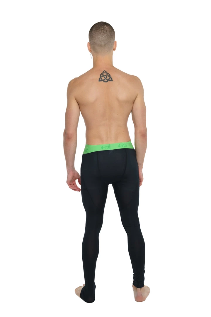4-rth Performance Yoga Leggings - Long (Carbon Black) MEN