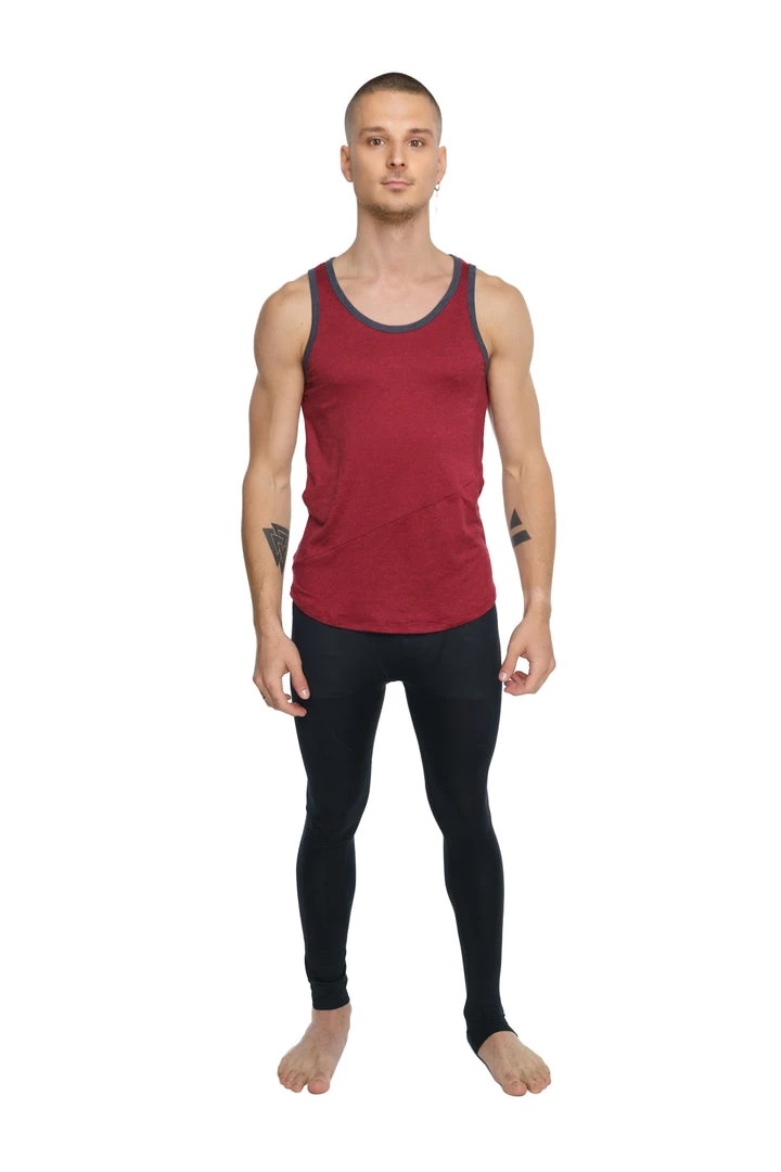 4-rth The Perfect Tank (Brick Red Heather) MEN