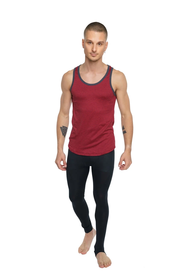 4-rth The Perfect Tank (Brick Red Heather) MEN