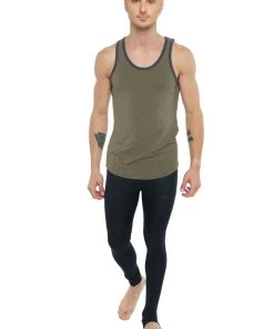 4-rth MEN The Perfect Tank (Olive Heather)