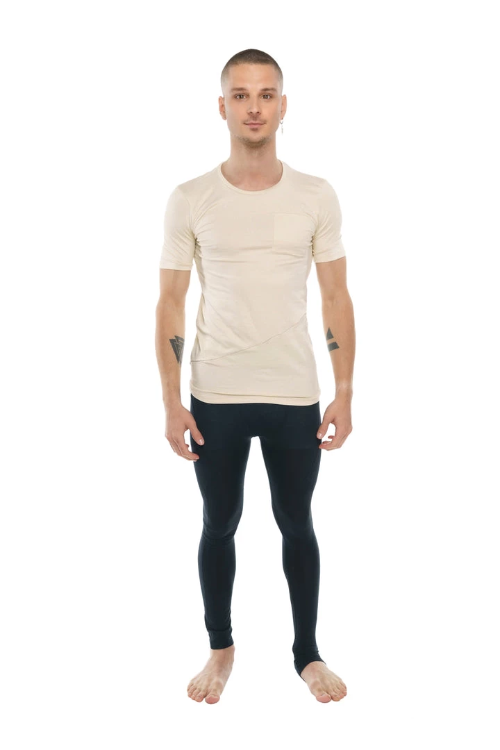 4-rth Perfect Pocket Crew-Neck Tee (Sand Beige) MEN