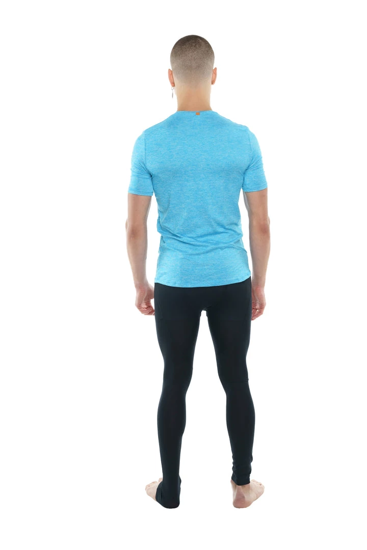 4-rth MEN Perfect Pocket Crew-Neck Tee (Coral Heather)