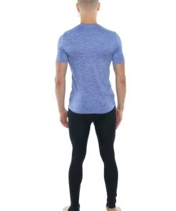 4-rth Perfect Pocket Crew-Neck Tee (Lavender Heather)