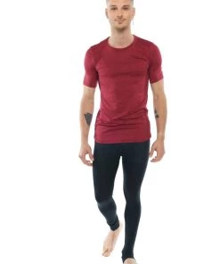 4-rth Perfect Pocket Crew-Neck Tee (Brick Red Heather) MEN