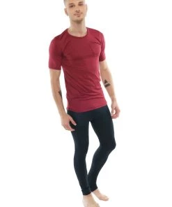 4-rth Perfect Pocket Crew-Neck Tee (Brick Red Heather) MEN