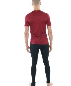 4-rth Perfect Pocket Crew-Neck Tee (Brick Red Heather) MEN