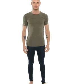 4-rth MEN Perfect Pocket Crew-Neck Tee (Olive Green)