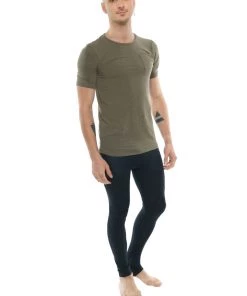 4-rth MEN Perfect Pocket Crew-Neck Tee (Olive Green)