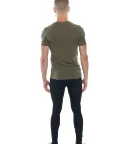 4-rth MEN Perfect Pocket Crew-Neck Tee (Olive Green)