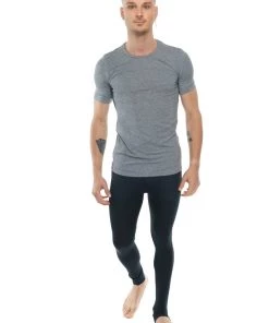 4-rth Perfect Pocket Crew-Neck Tee (Steel Heather)