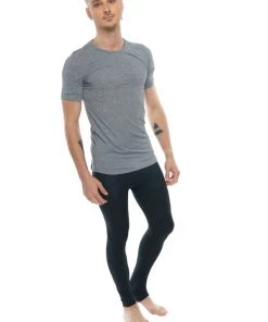 4-rth Perfect Pocket Crew-Neck Tee (Steel Heather)