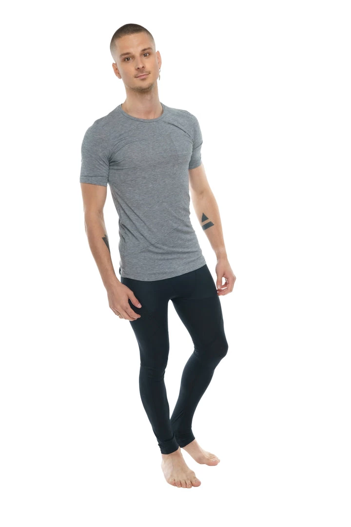 4-rth Perfect Pocket Crew-Neck Tee (Steel Heather)