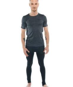 4-rth MEN Perfect Pocket Crew-Neck Tee (Charcoal Heather)