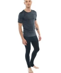 4-rth MEN Perfect Pocket Crew-Neck Tee (Charcoal Heather)