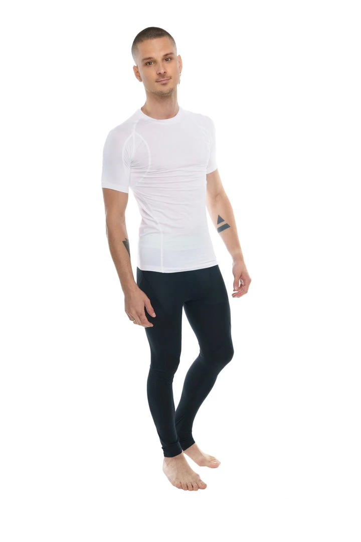 4-rth MEN Designer Raglan Crew-Neck Tee (Arctic White)