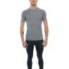 4-rth MEN Designer Raglan Crew-Neck Tee (Steel Gray)