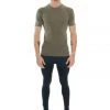 4-rth MEN Designer Raglan Crew-Neck Tee (Olive Green)